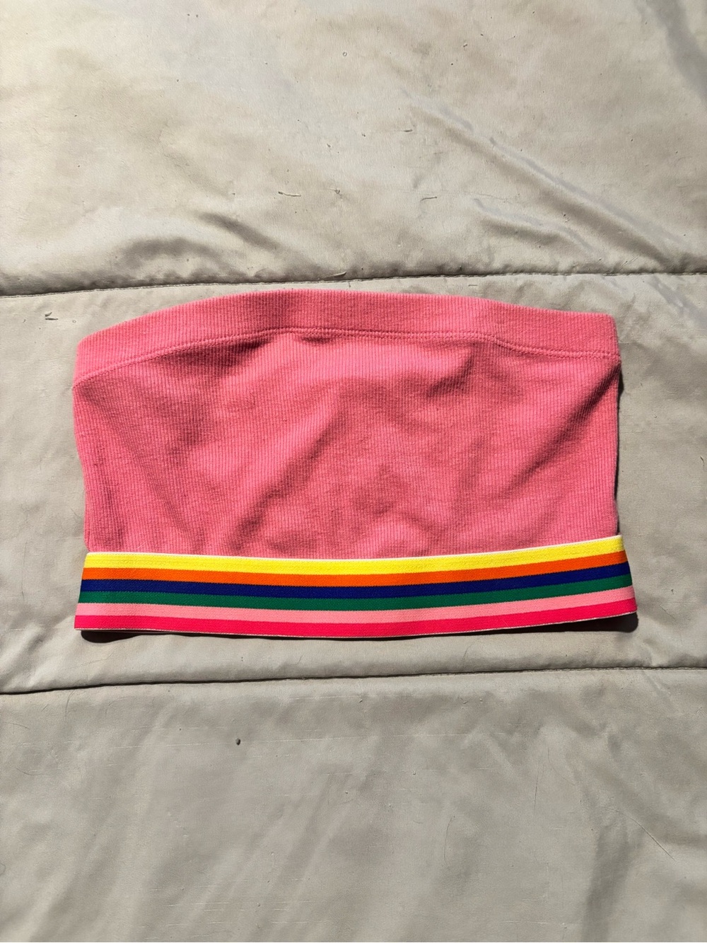 Forever 21 Pink/Rainbow Bandeau
